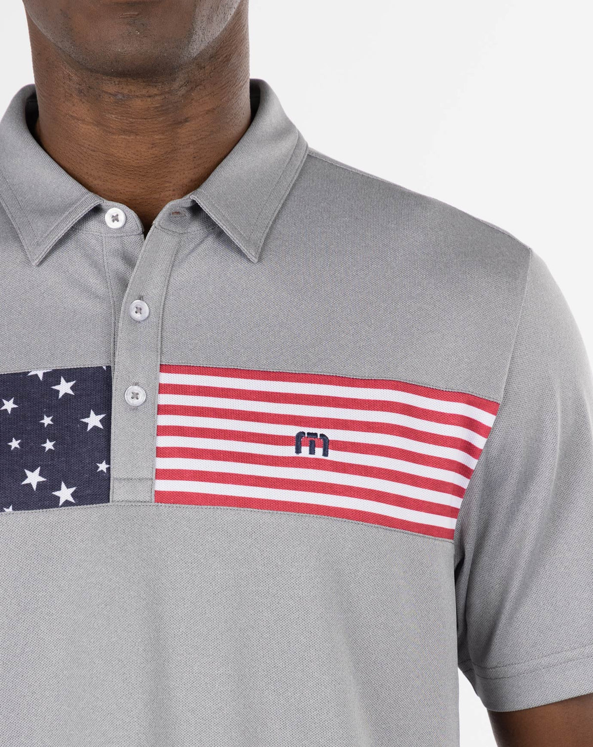 Sea to Sea Polo Heather Medium Grey | Travis Mathew