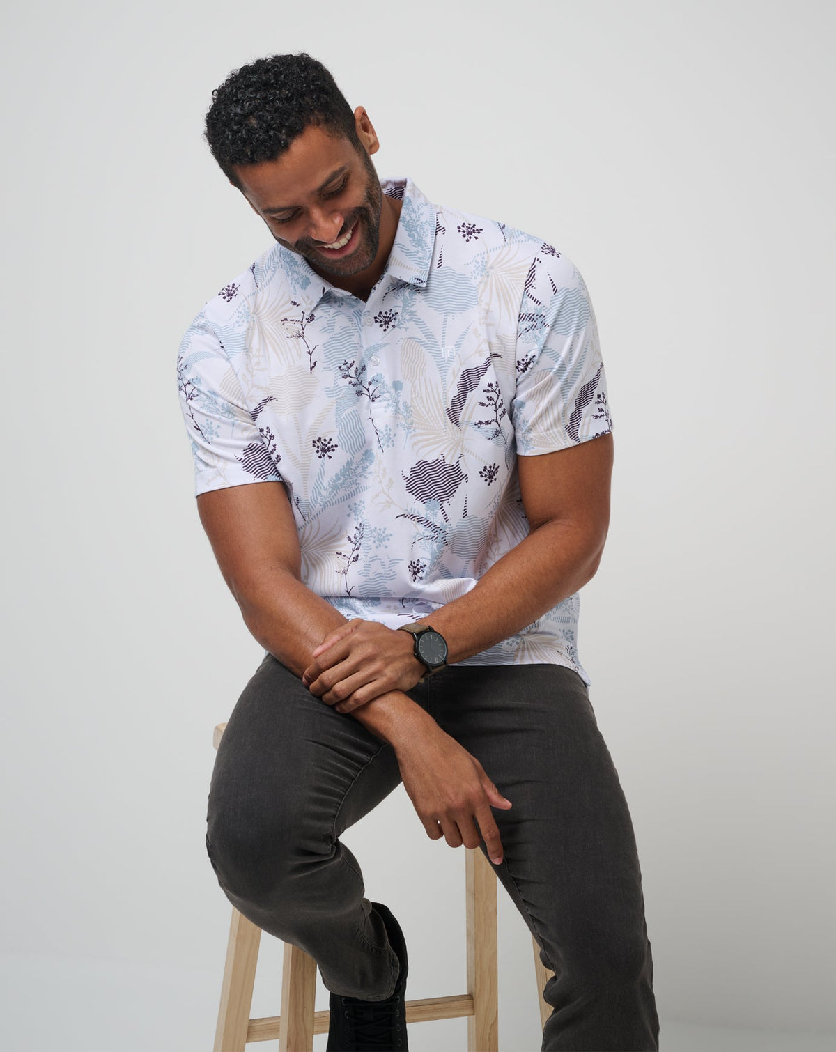 Tropical Fusion Polo White | Travis Mathew