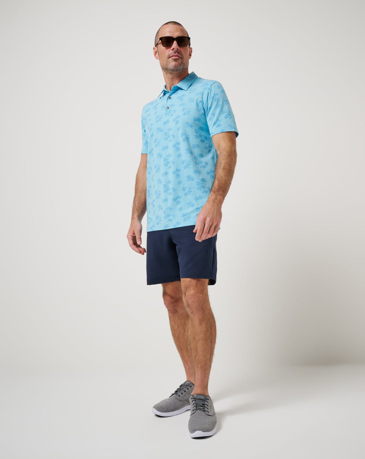 Port Day Polo Air Blue | Travis Mathew