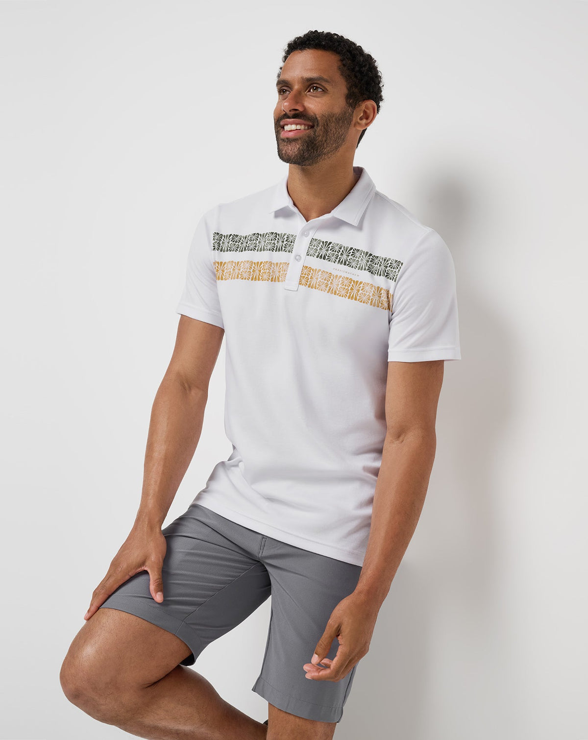 Perfect Memory Polo White | Travis Mathew