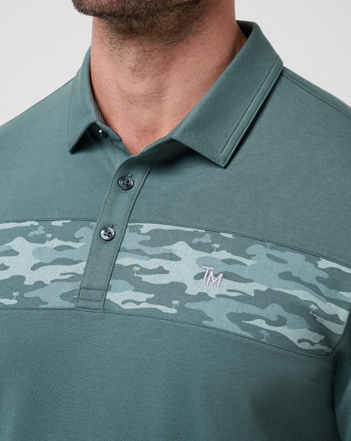 Stealth Handoff Polo Balsam Green | Travis Mathew