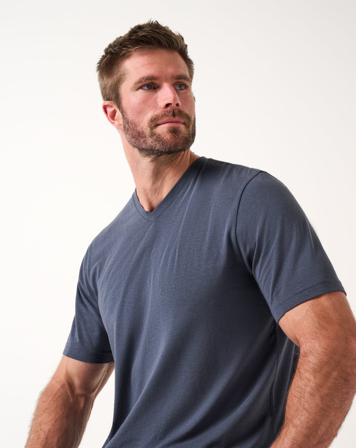 Cloud V-Neck Tee Blue Nights | Travis Mathew