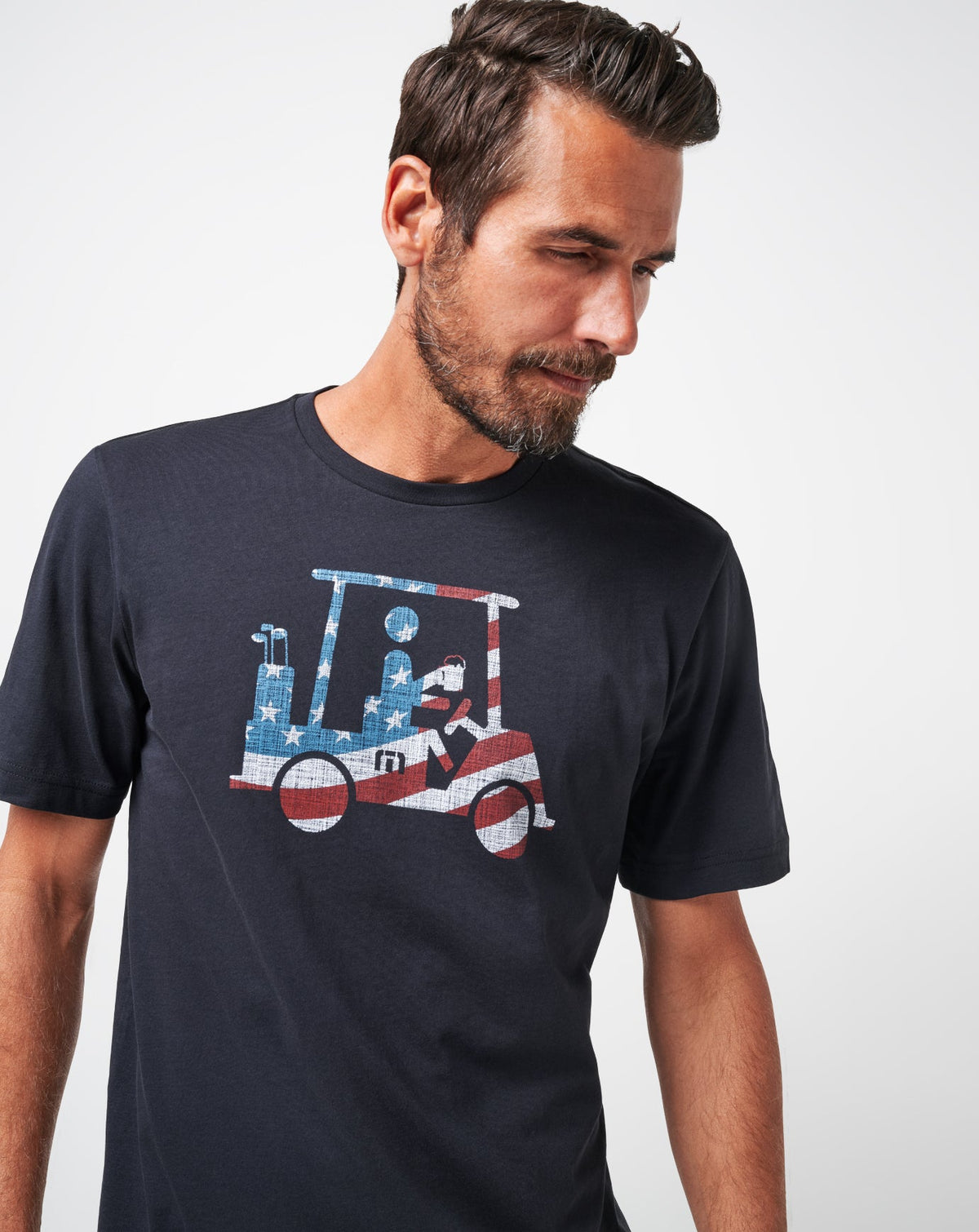 Flag Flyer Tee Black | Travis Mathew