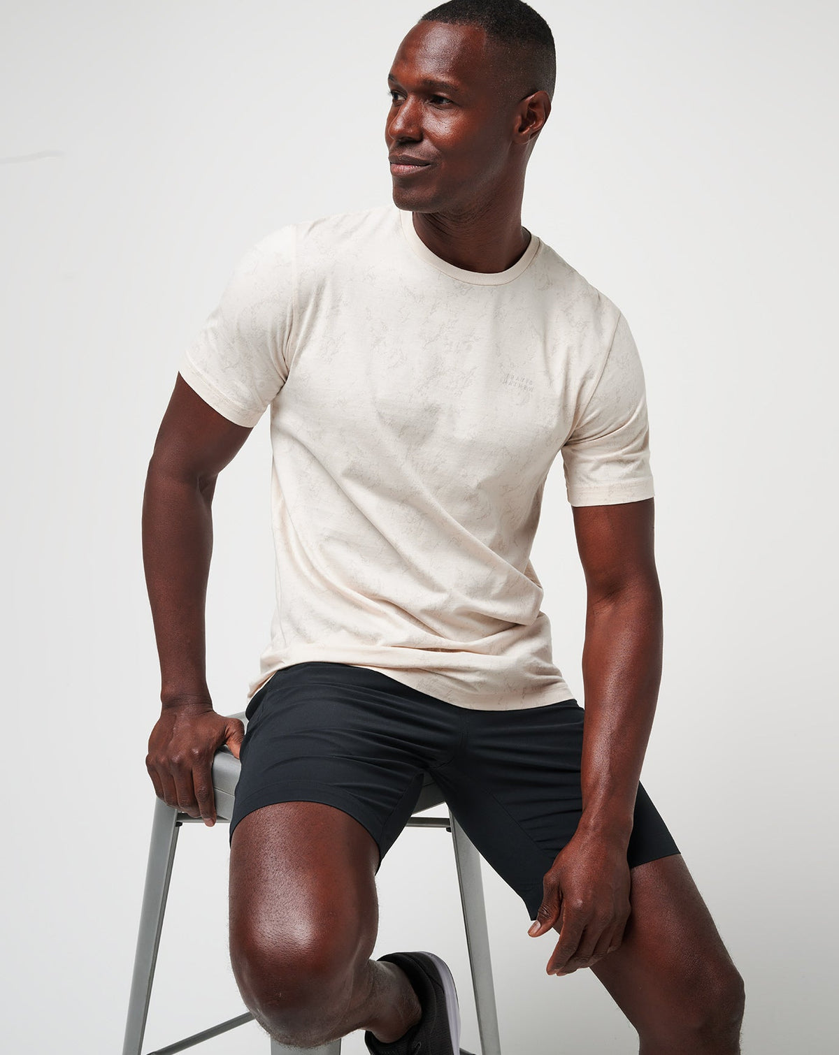 Warmer Tides Tee Moonbeam | Travis Mathew