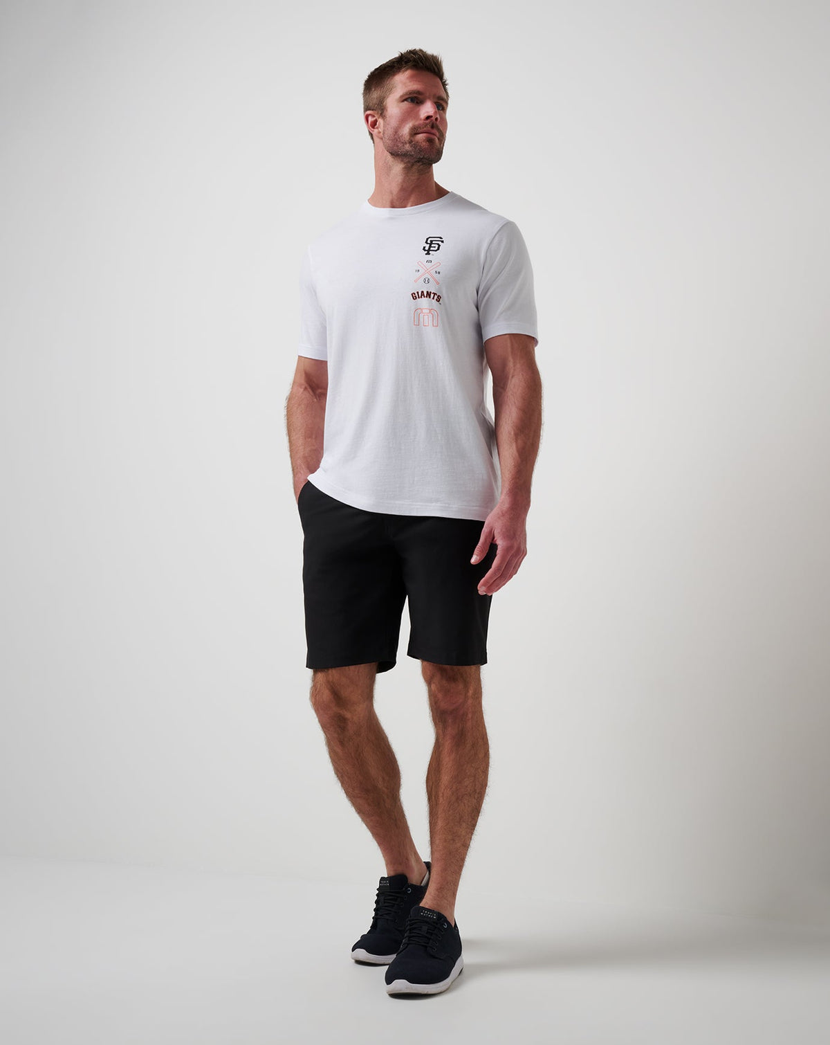 San Francisco Giants Sunset Slam 2.0 Tee White | Travis Mathew