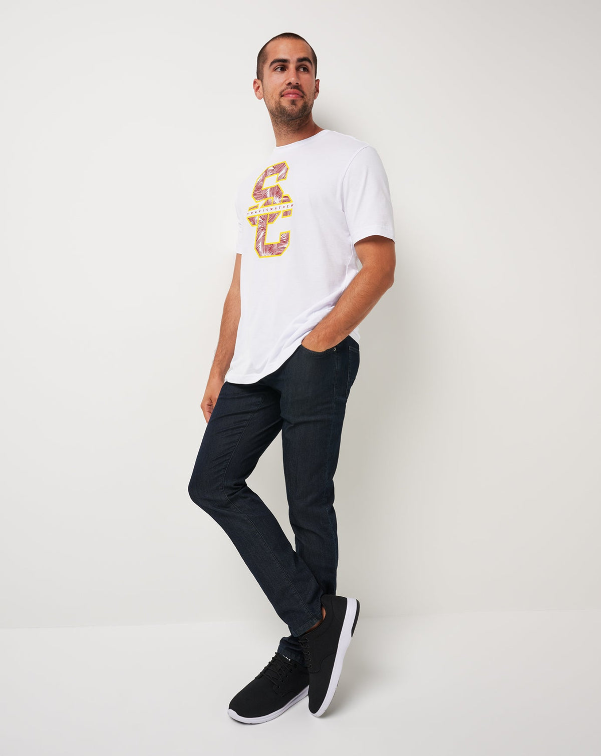 USC War Paint Tee White | Travis Mathew