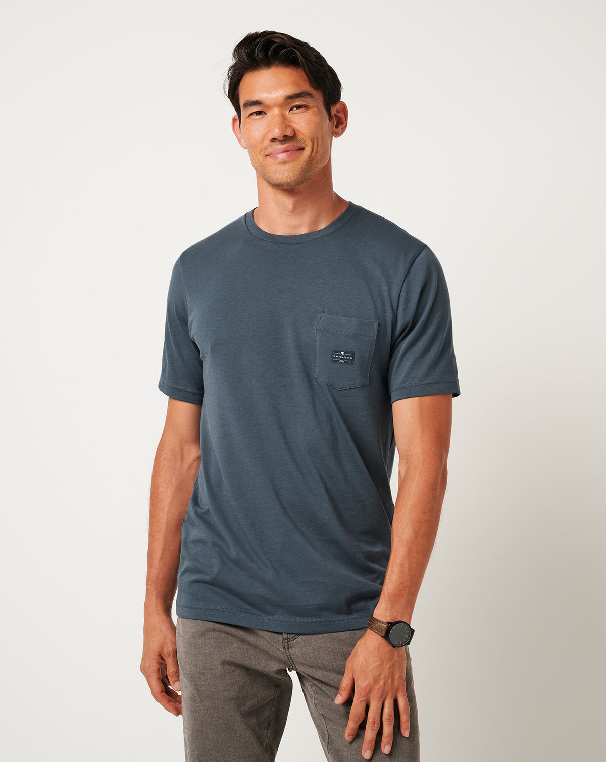 Preferred Status Tee Mood Indigo/Vintage Indigo | Travis Mathew