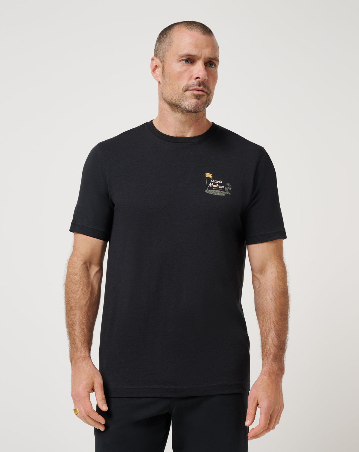 TM Beach Club Tee Black | Travis Mathew