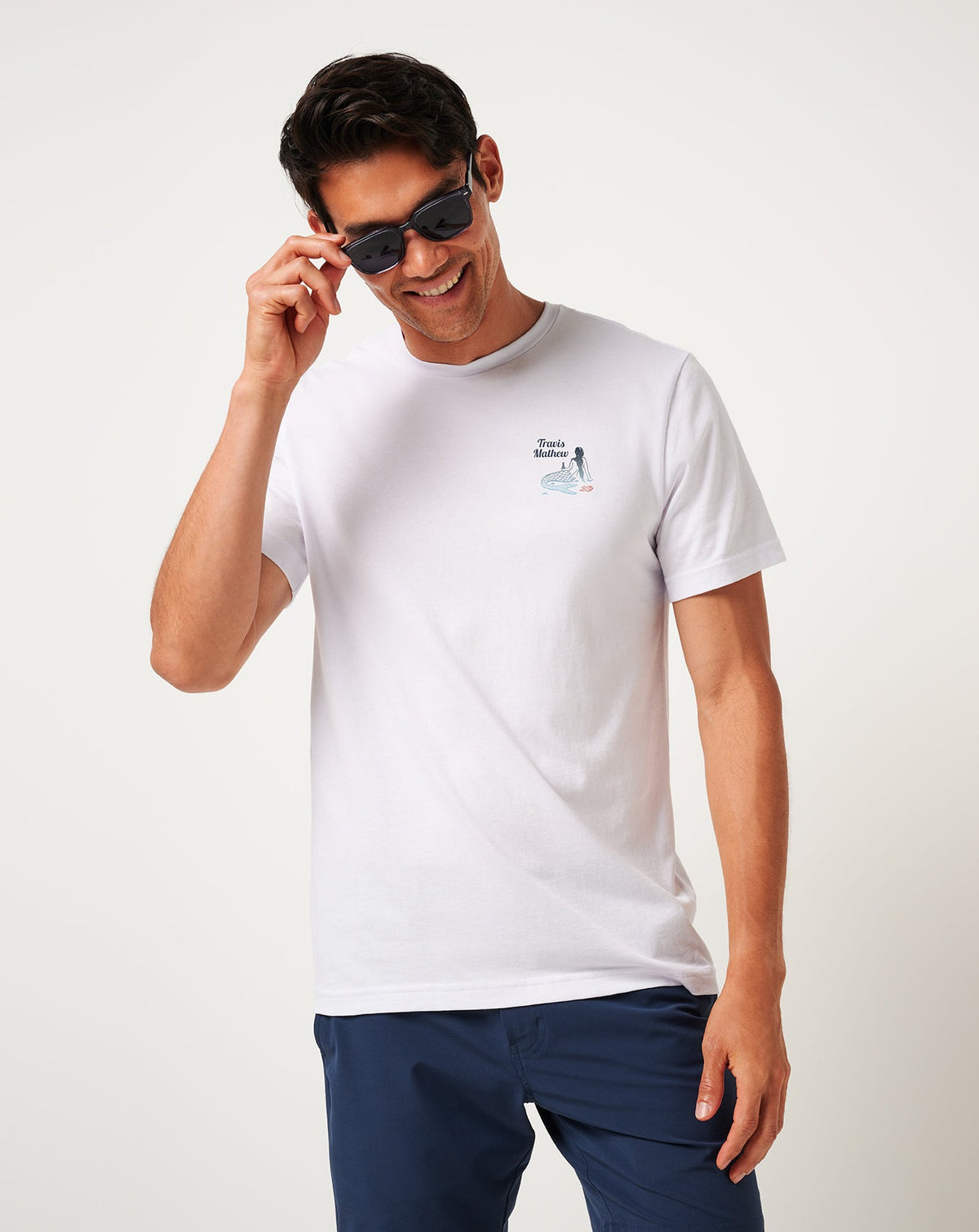 Cloudless Sky Tee White | Travis Mathew