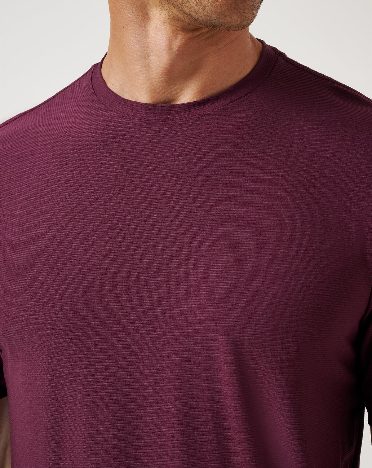 First Day Active Tee Mauve Wine | Travis Mathew