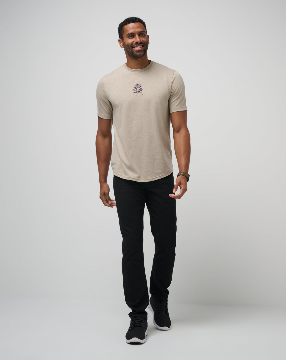 Fading Sunlight Tee Oxford Tan | Travis Mathew