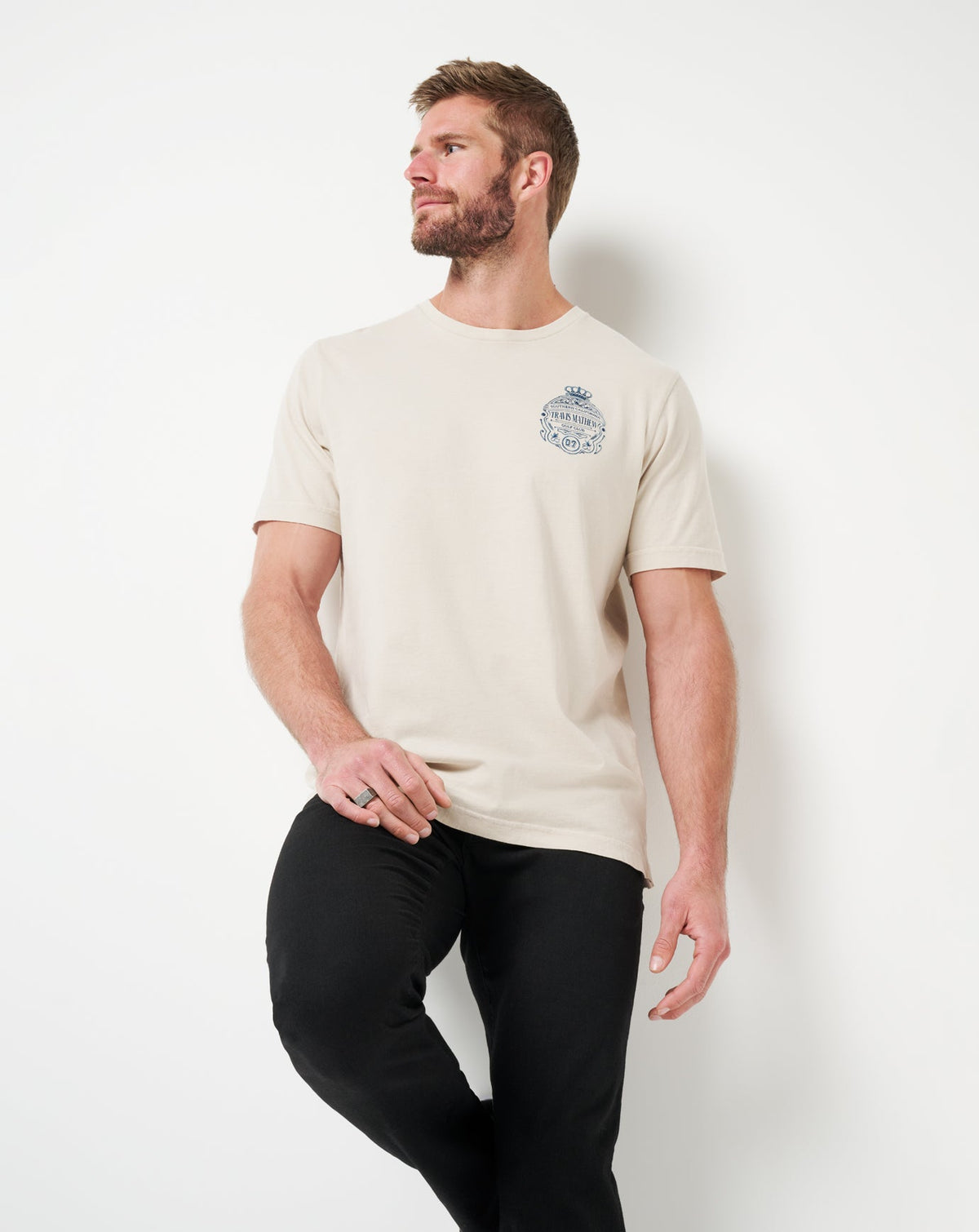 Name Association 2.0 Tee Italian Sand | Travis Mathew