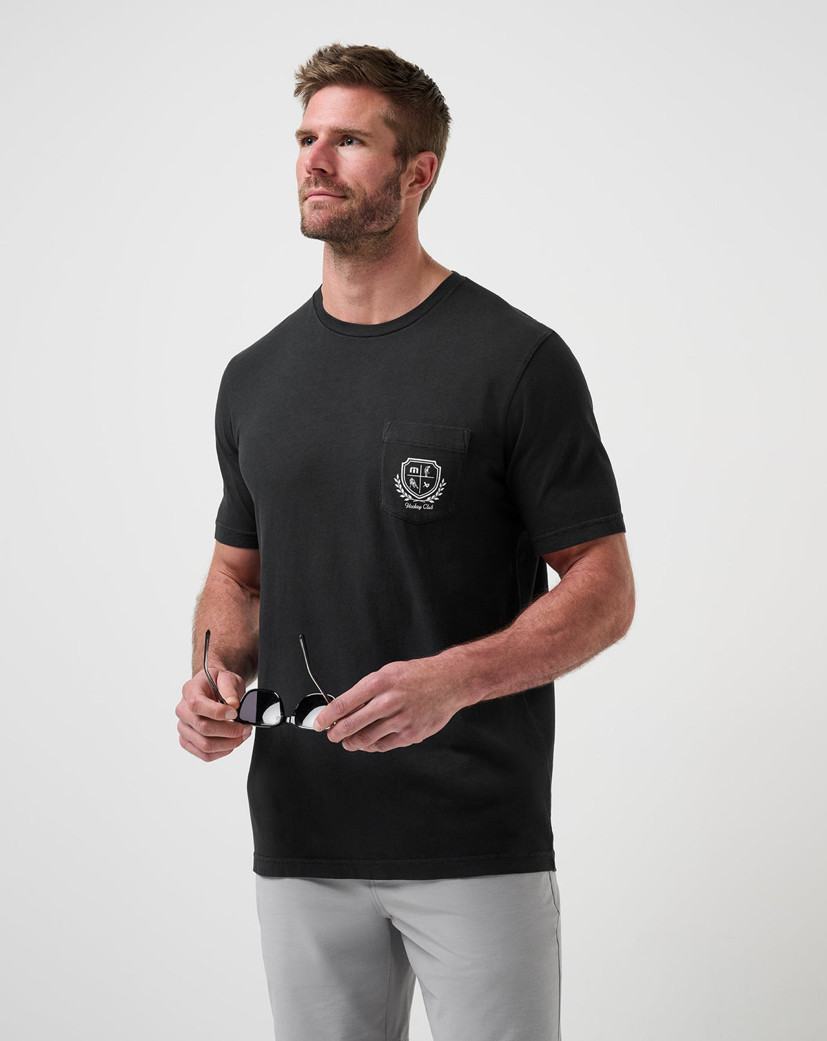 Face Off Tee Black | Travis Mathew