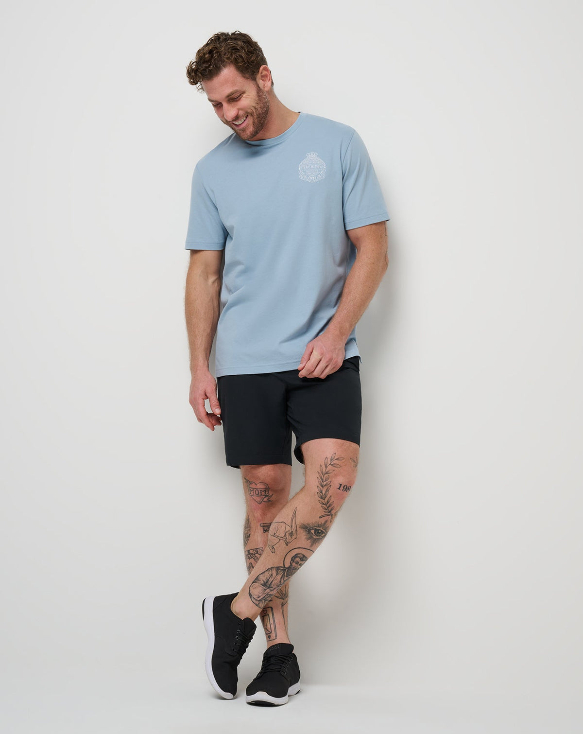 Name Association Tee Dusty Blue | Travis Mathew