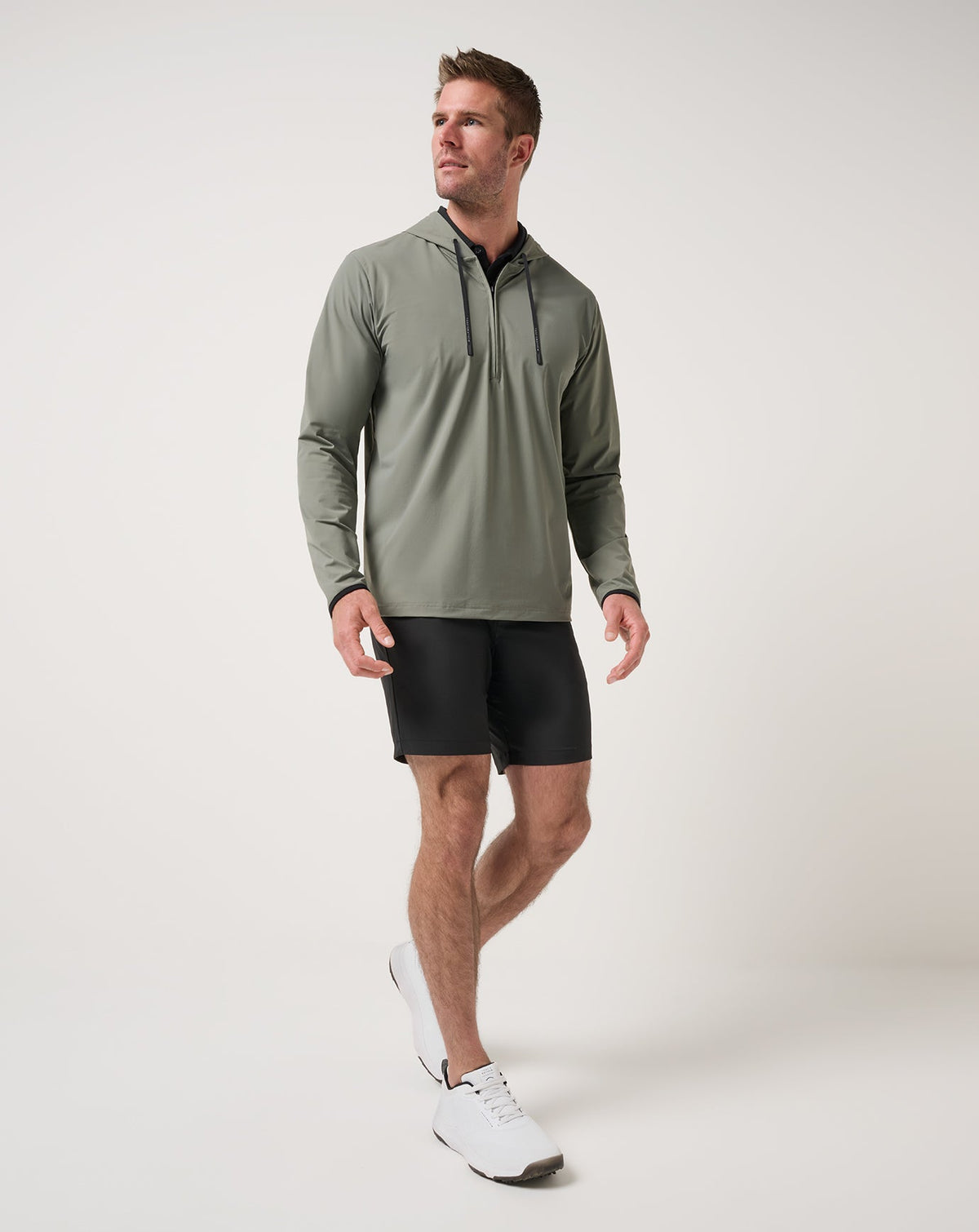 Hero Hour Tech Hoodie Dark Olive | Travis Mathew