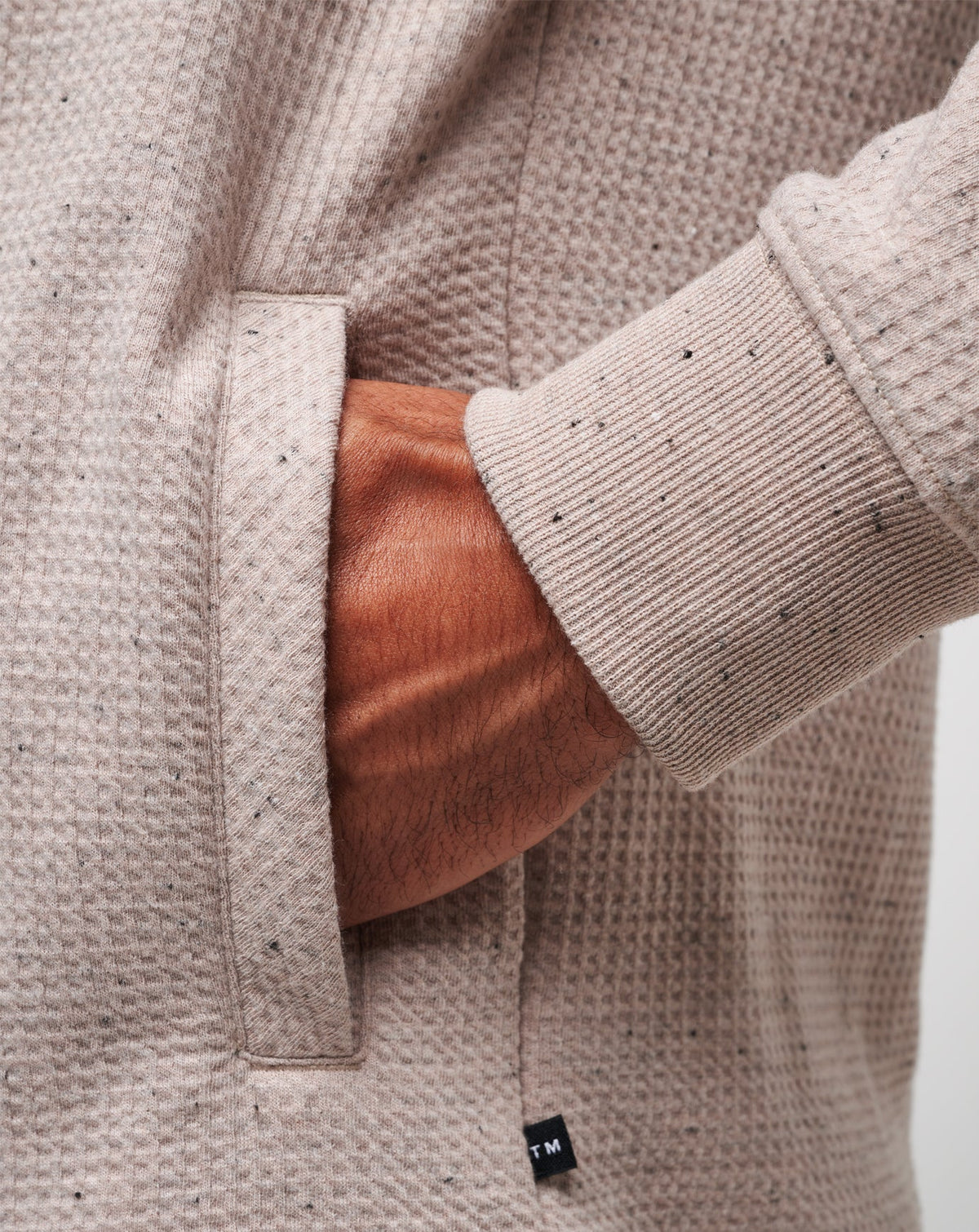Cloud Waffle Hoodie Oxford Tan | Travis Mathew