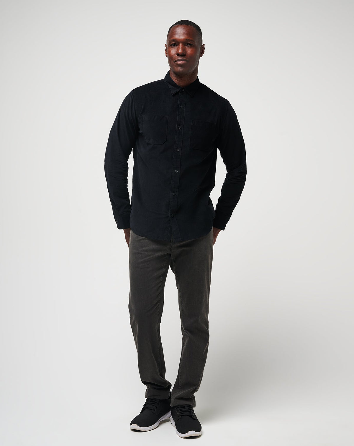 Barrel Of Laughs Button-Up Black | Travis Mathew