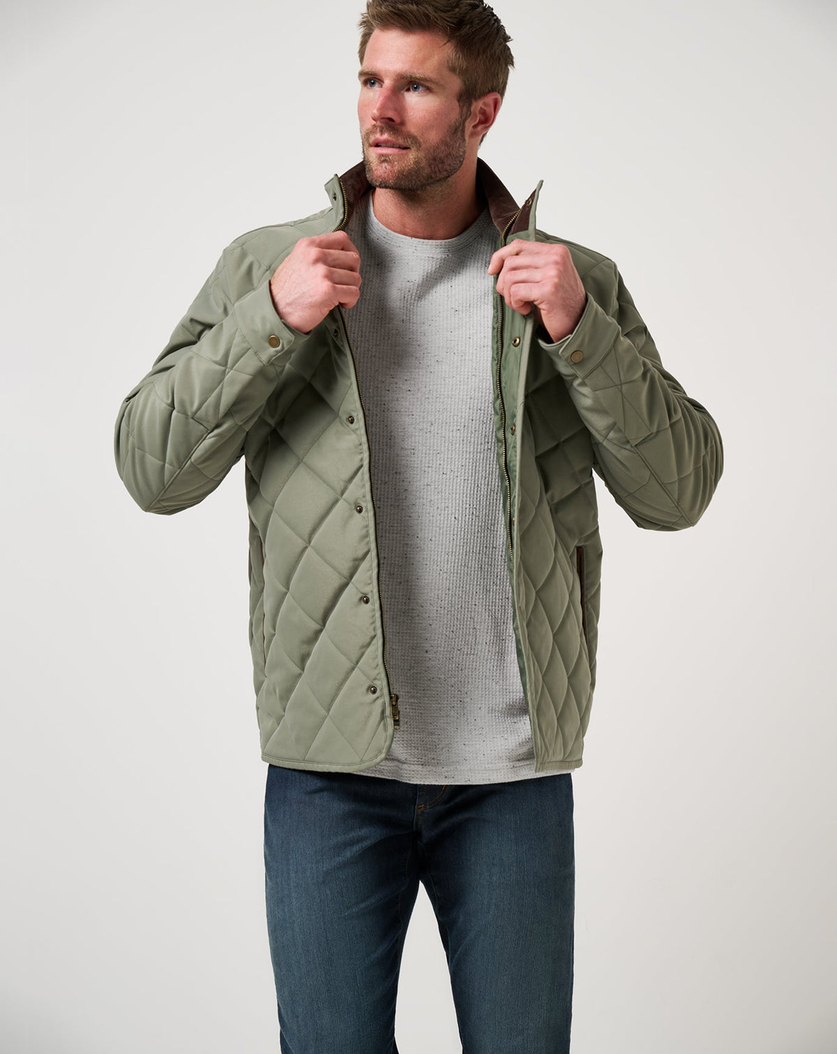 Highlander Jacket Dark Olive | Travis Mathew