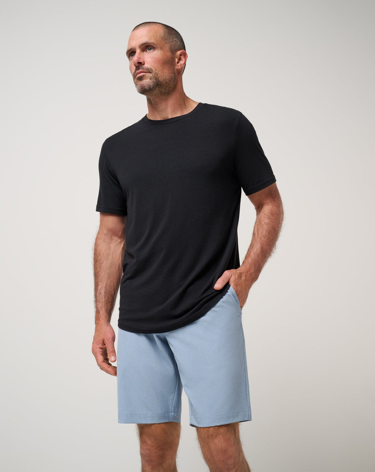 Beck 2.0 Short 10In Heather Ash Blue | Travis Mathew