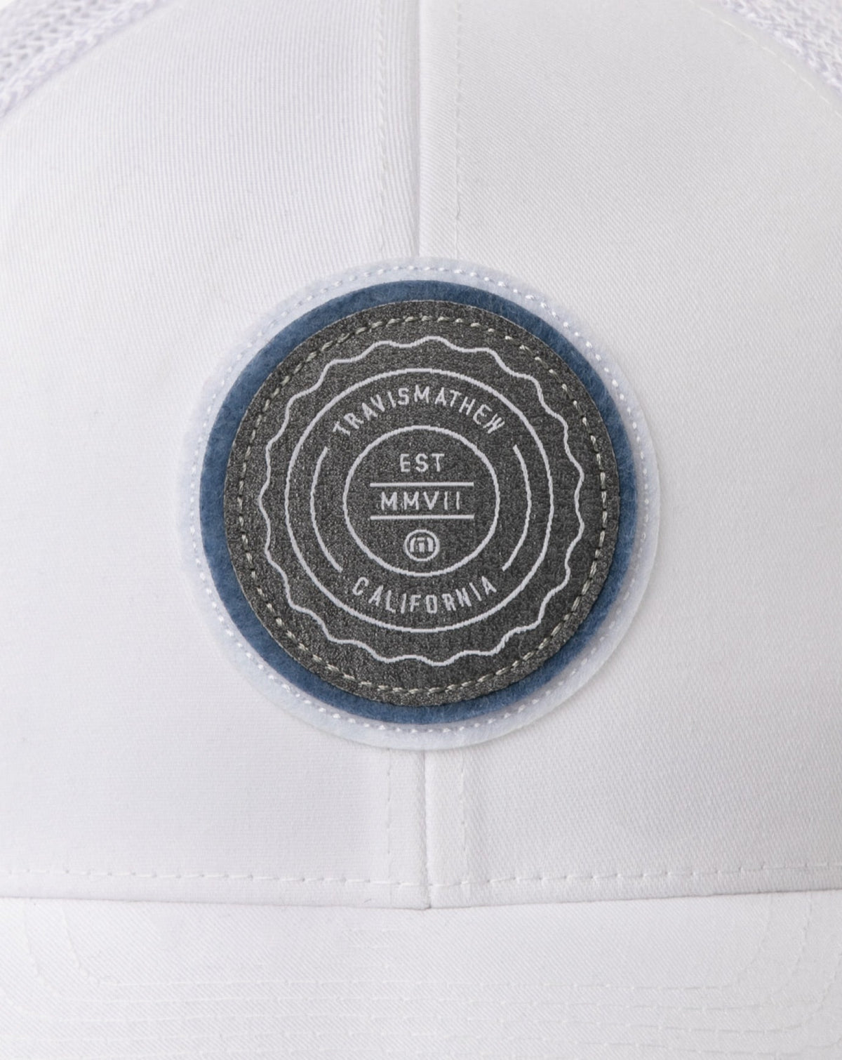 The Patch Snapback Hat White | Travis Mathew