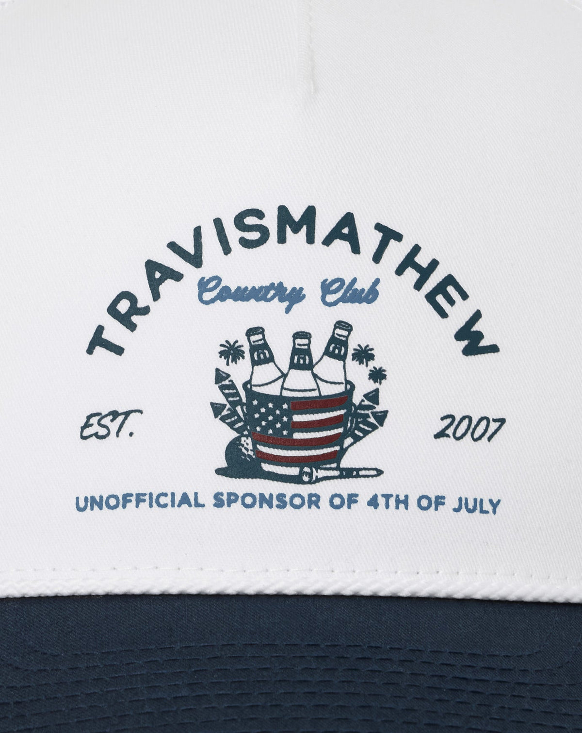 Firecracker Fiesta Snapback Hat White | Travis Mathew