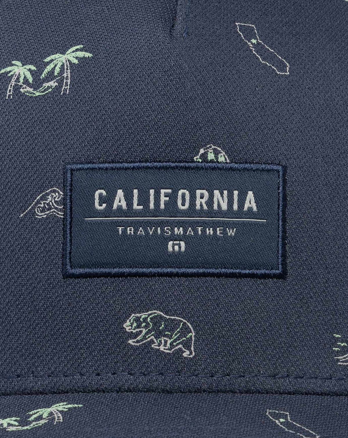 Sausalito Snapback Hat Blue Nights | Travis Mathew