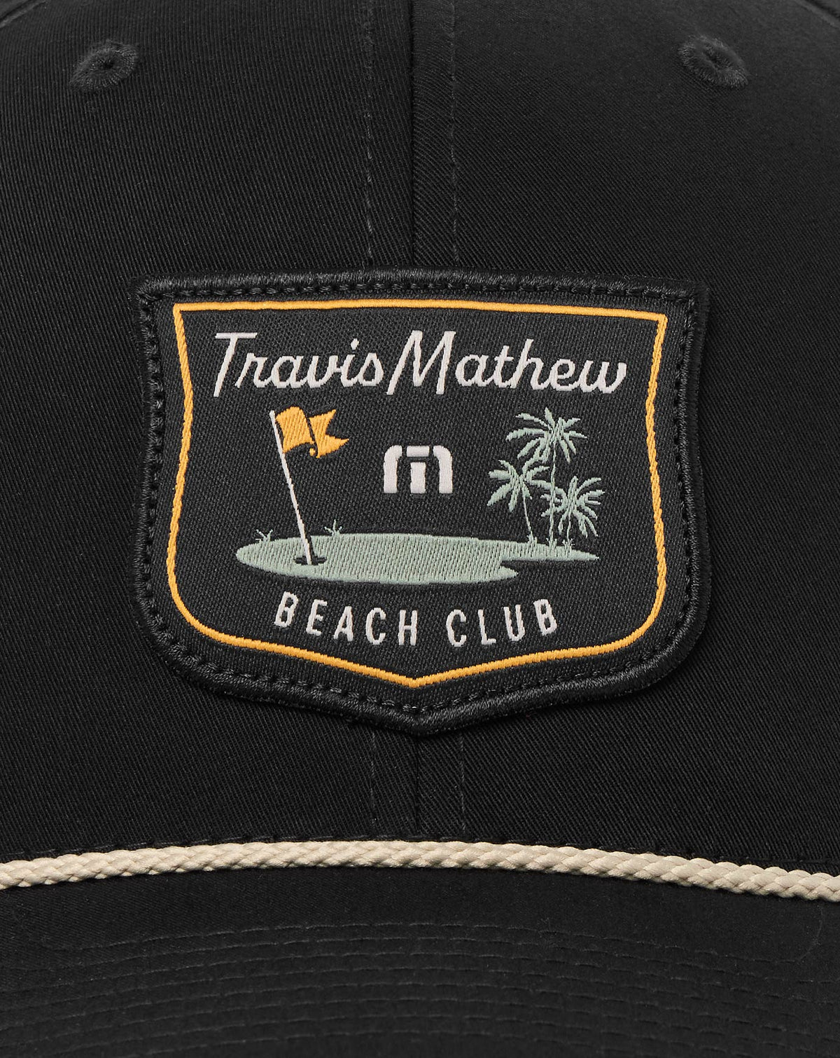 Beach Club Snapback Hat Black | Travis Mathew