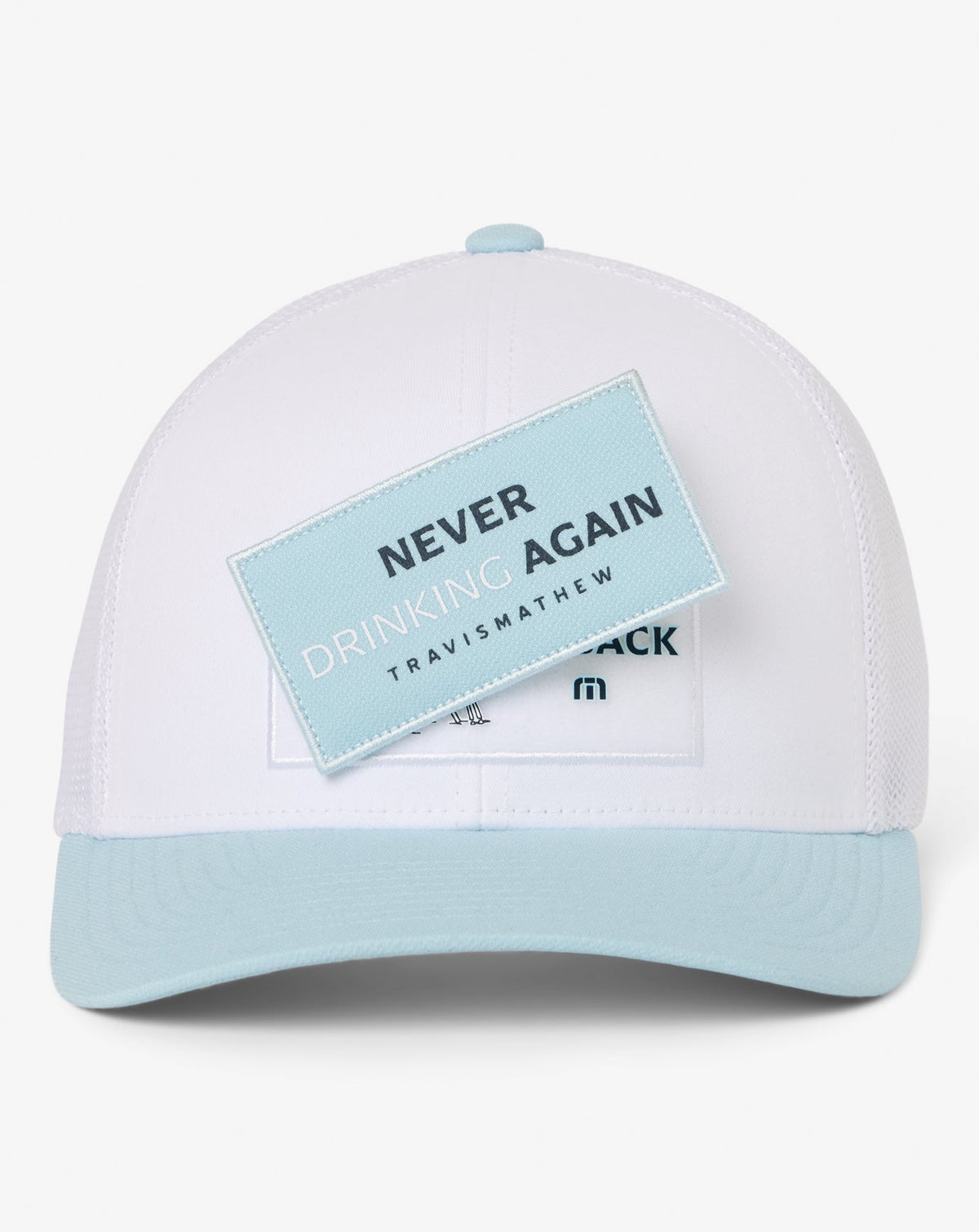 Full Send Feb Snapback Hat White | Travis Mathew