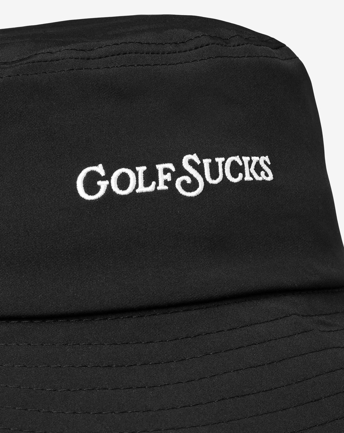 Golf Sucks Bucket Hat Black | Travis Mathew