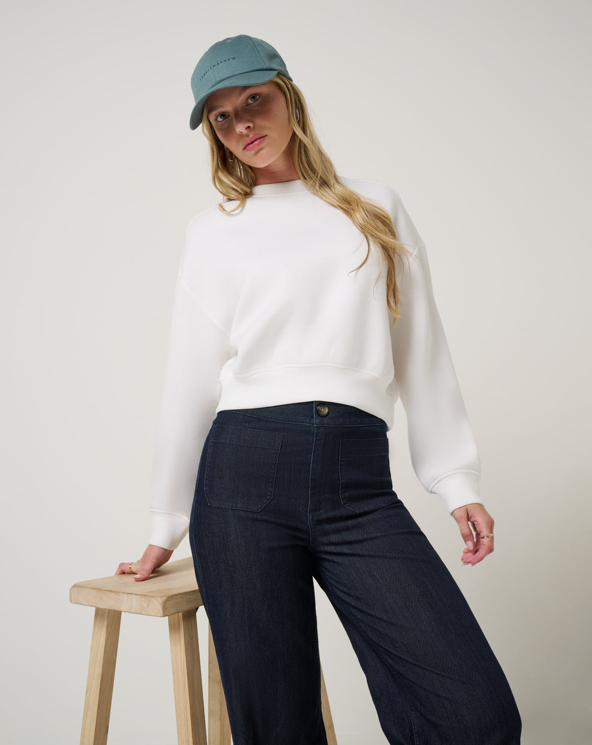 Cloudscape Pullover Snow White | Travis Mathew