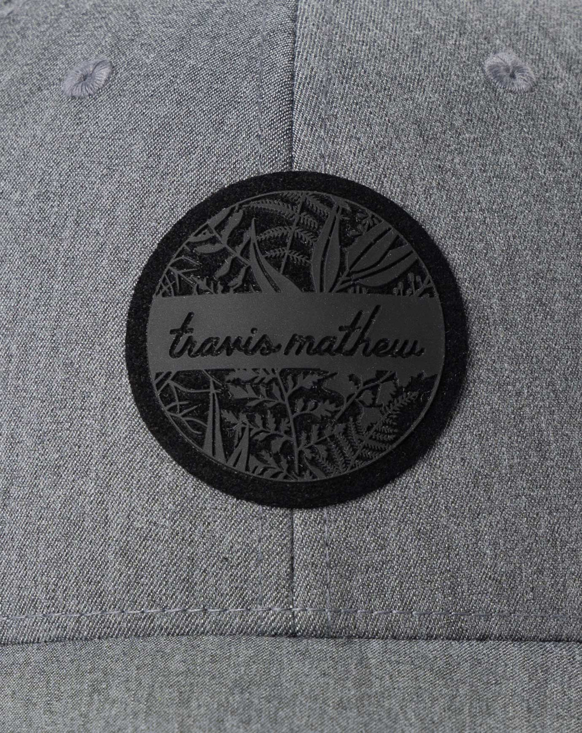 Raymie Flexfit Hat Heather Black | Travis Mathew