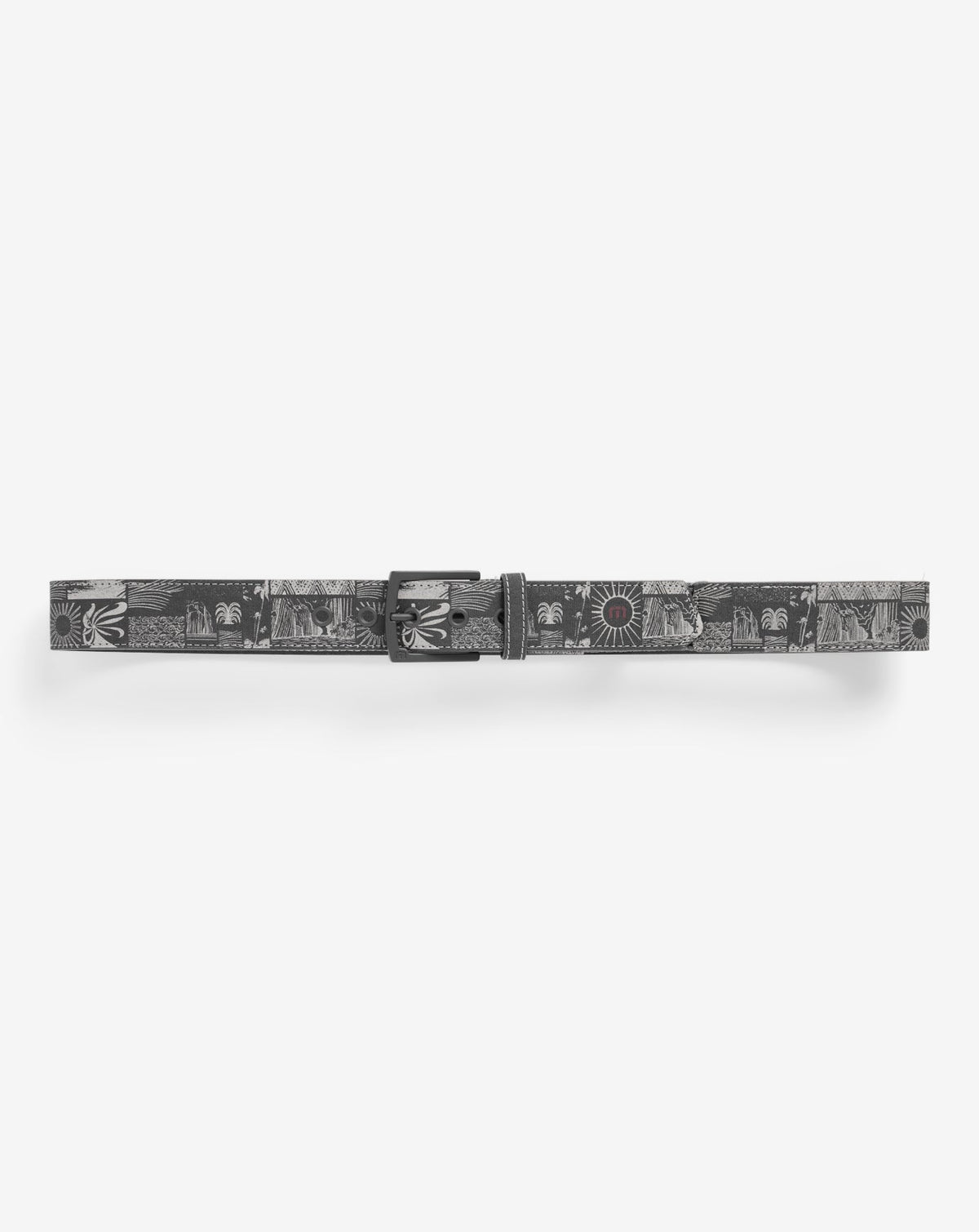 Marina Mingle Canvas Stretch Belt Ebony | Travis Mathew