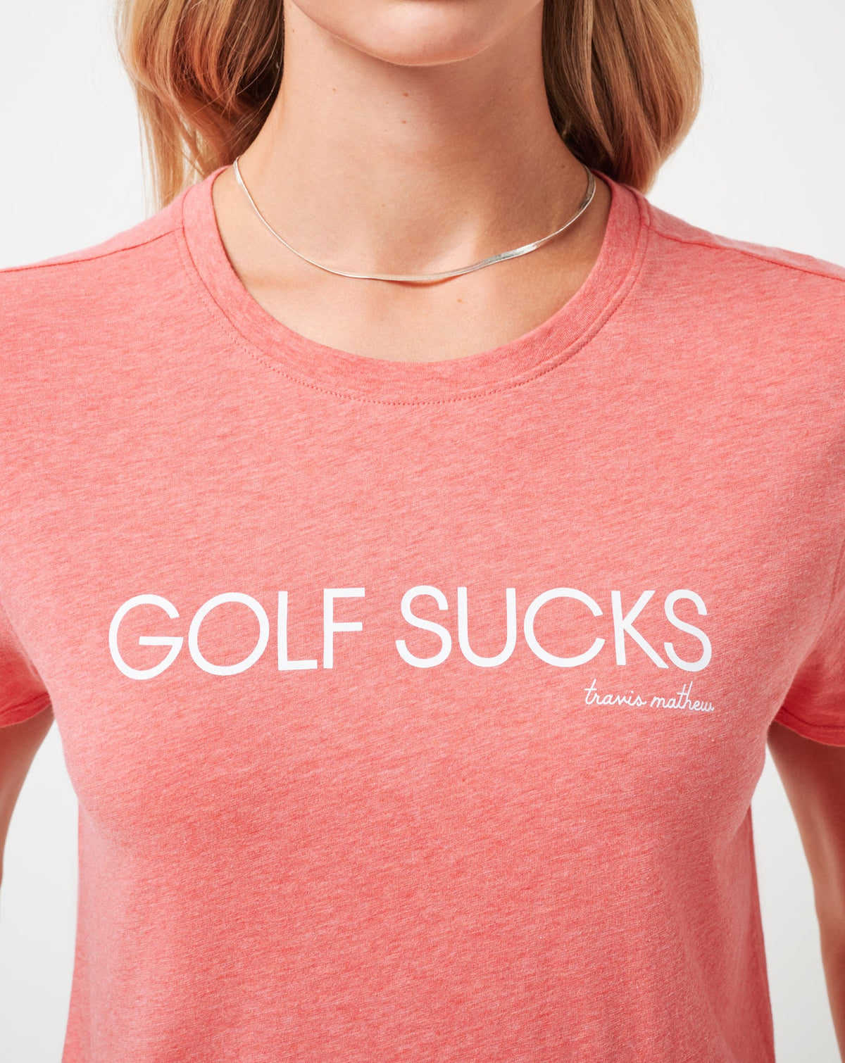 Ten For Ten Graphic Tee Heather Porcelain Rose | Travis Mathew