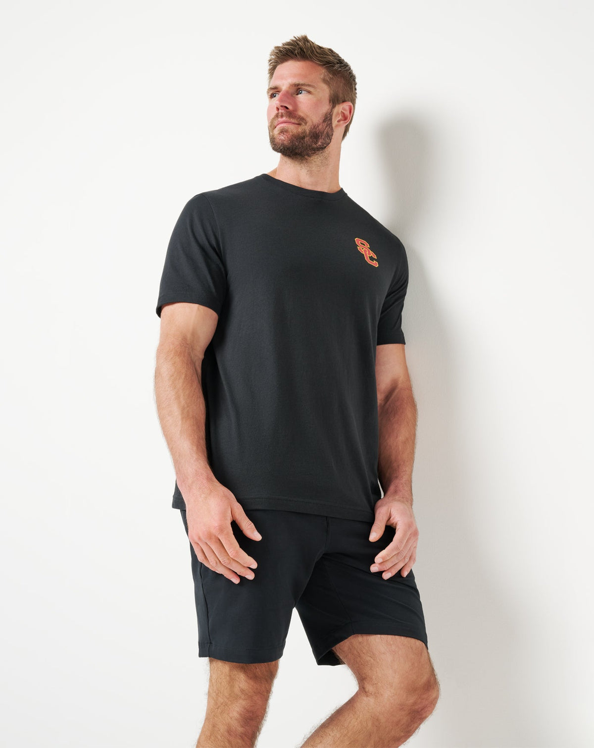 USC Friendly Rivalry Tee Black | Travis Mathew