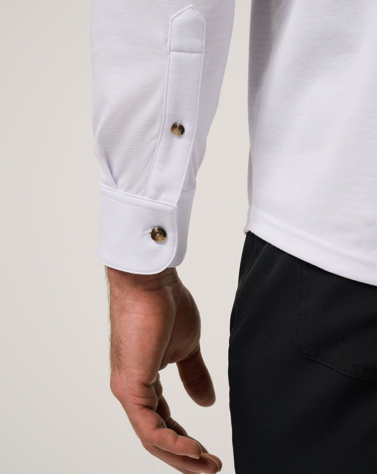 The Zinna 2.0 Long Sleeve Polo White | Travis Mathew