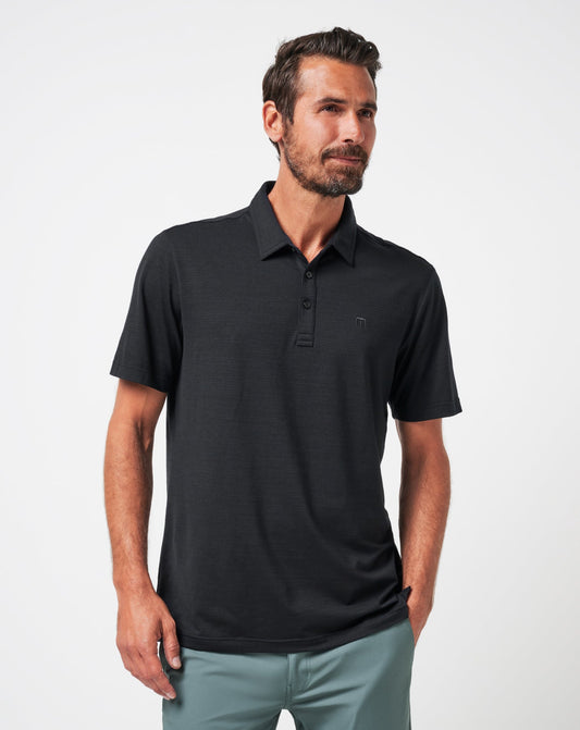 The Heater Polo Black | Travis Mathew