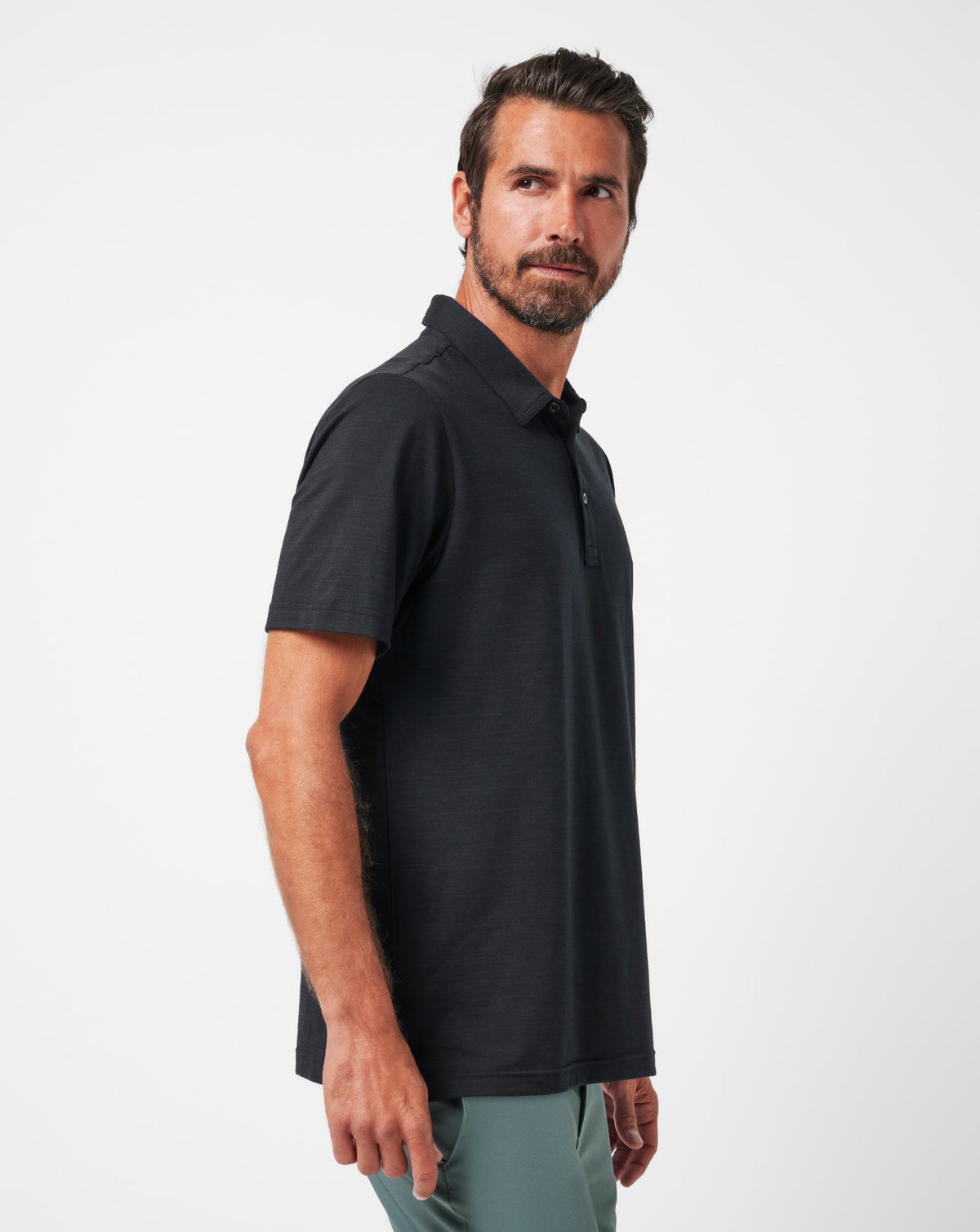 The Heater Polo Black | Travis Mathew