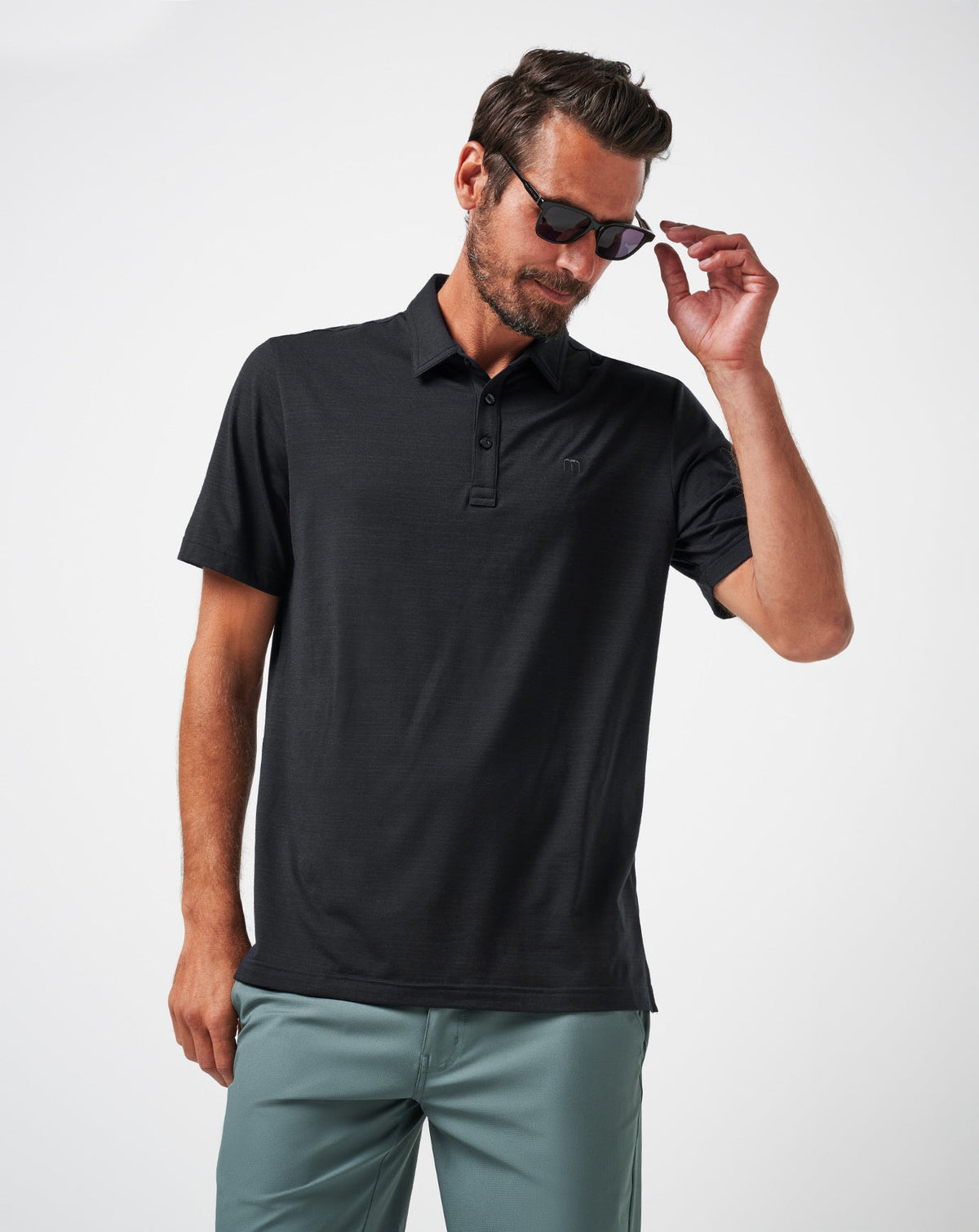 The Heater Polo Black | Travis Mathew