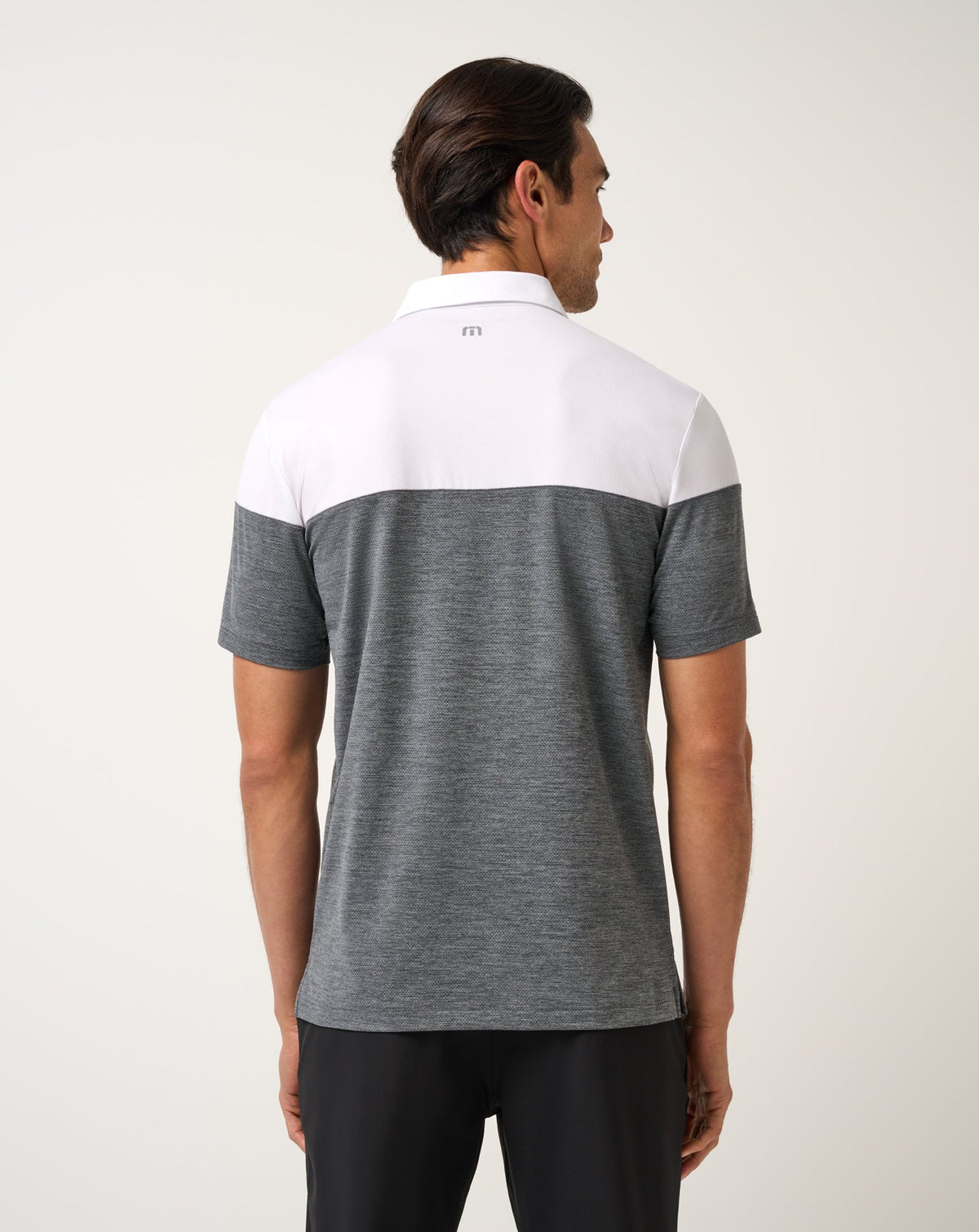 Heater Pro Color Block Polo White | Travis Mathew