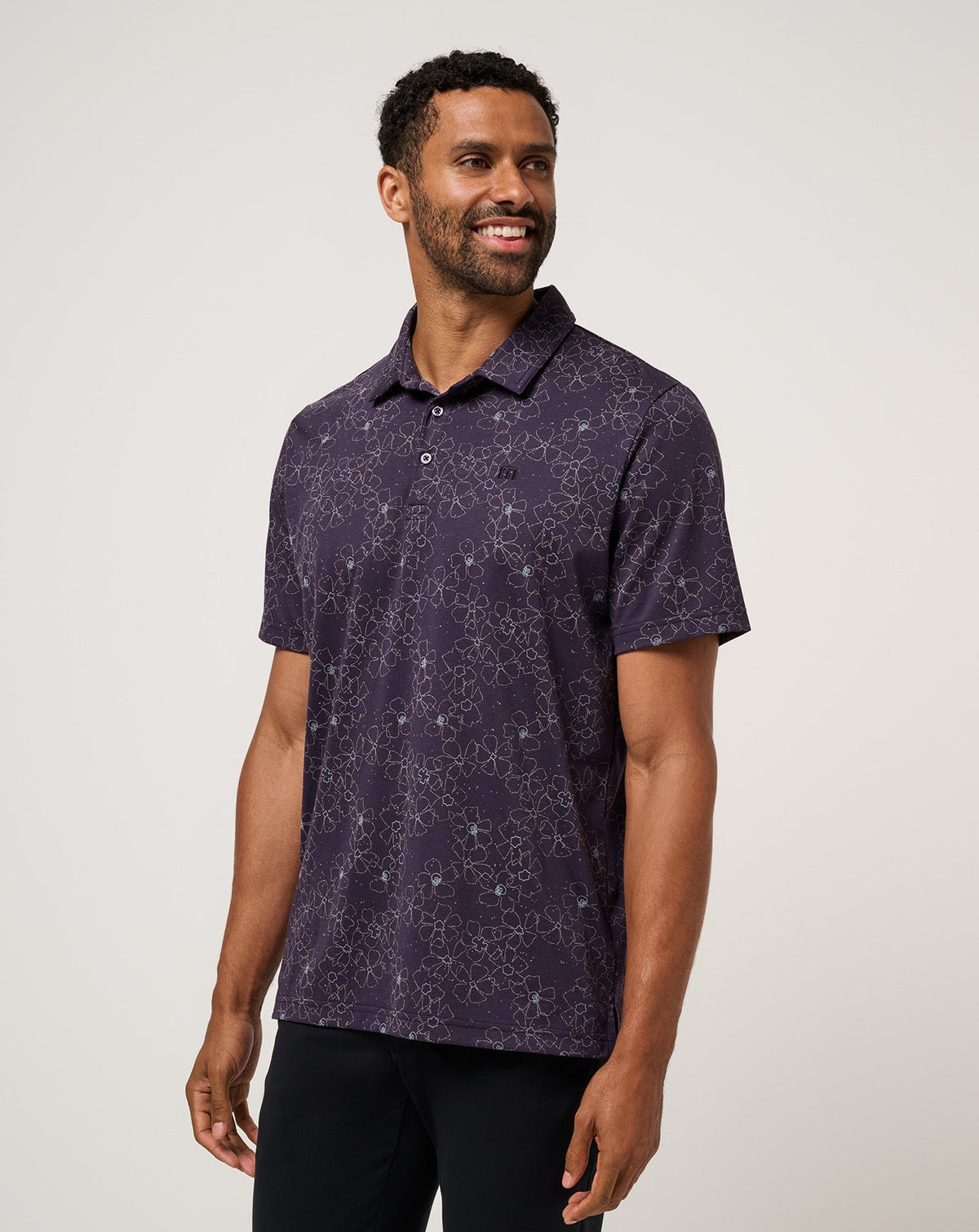 Just My Type Polo Purple Velvet | Travis Mathew