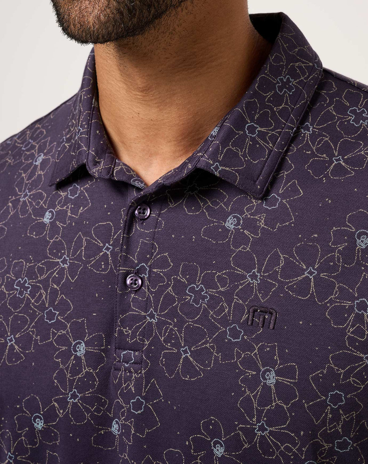 Just My Type Polo Purple Velvet | Travis Mathew