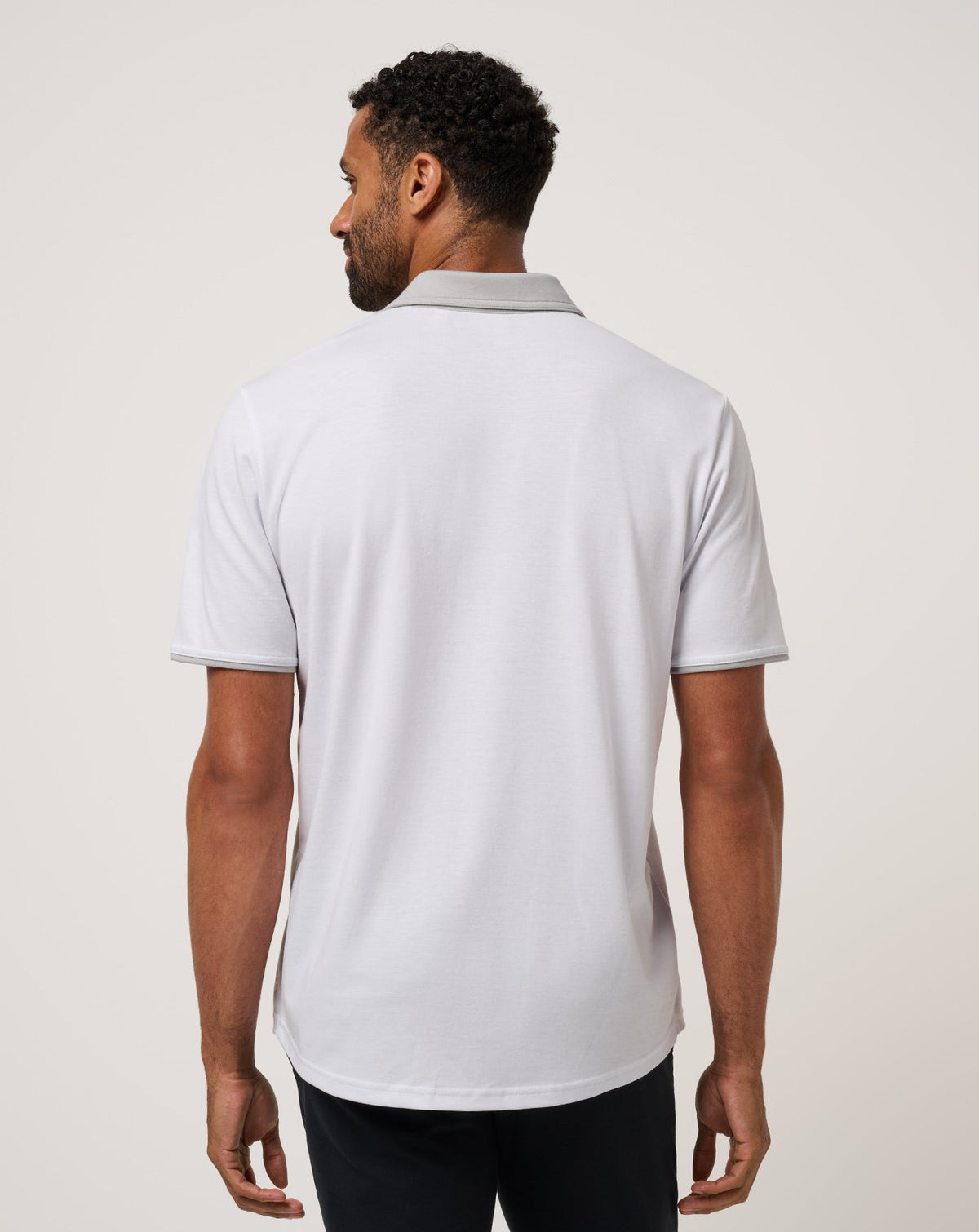 All Day Social Club Polo White | Travis Mathew