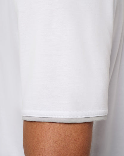 All Day Social Club Polo White | Travis Mathew
