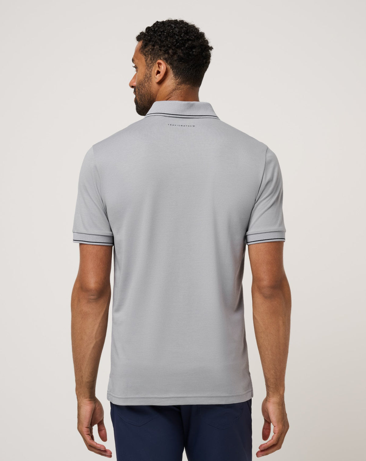 Happier Hour Polo Light Grey | Travis Mathew