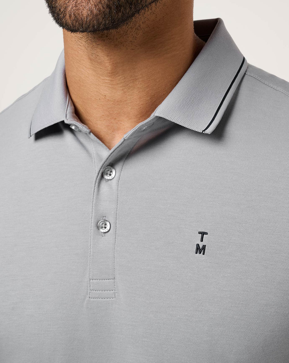 Happier Hour Polo Light Grey | Travis Mathew