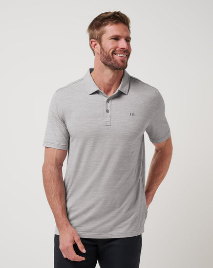 The Heater Polo Heather Microchip | Travis Mathew