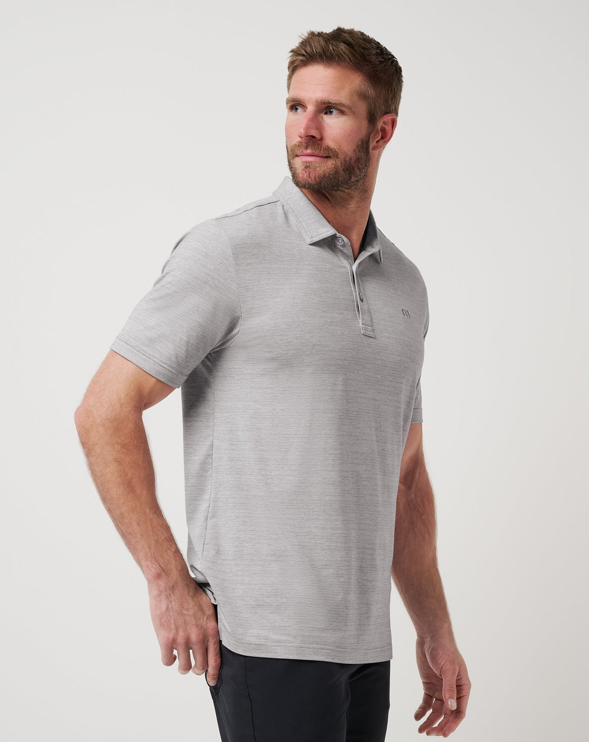 The Heater Polo Heather Microchip | Travis Mathew