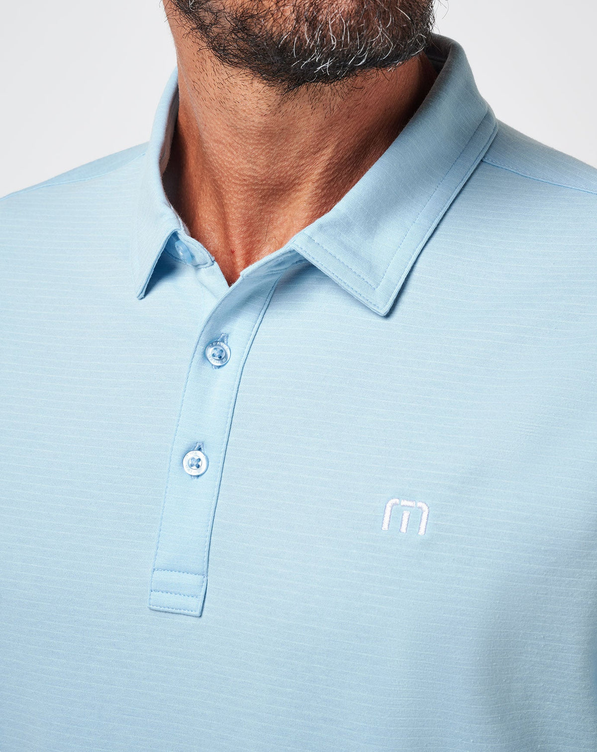 The Heater Polo Heather Dream Blue | Travis Mathew