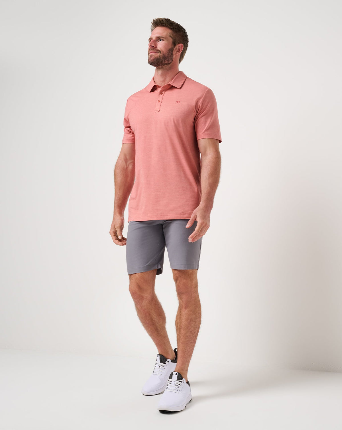 The Heater Polo Dusty Rose | Travis Mathew