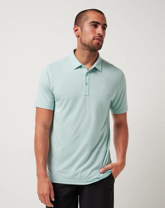 The Heater Polo Eggshell Blue | Travis Mathew